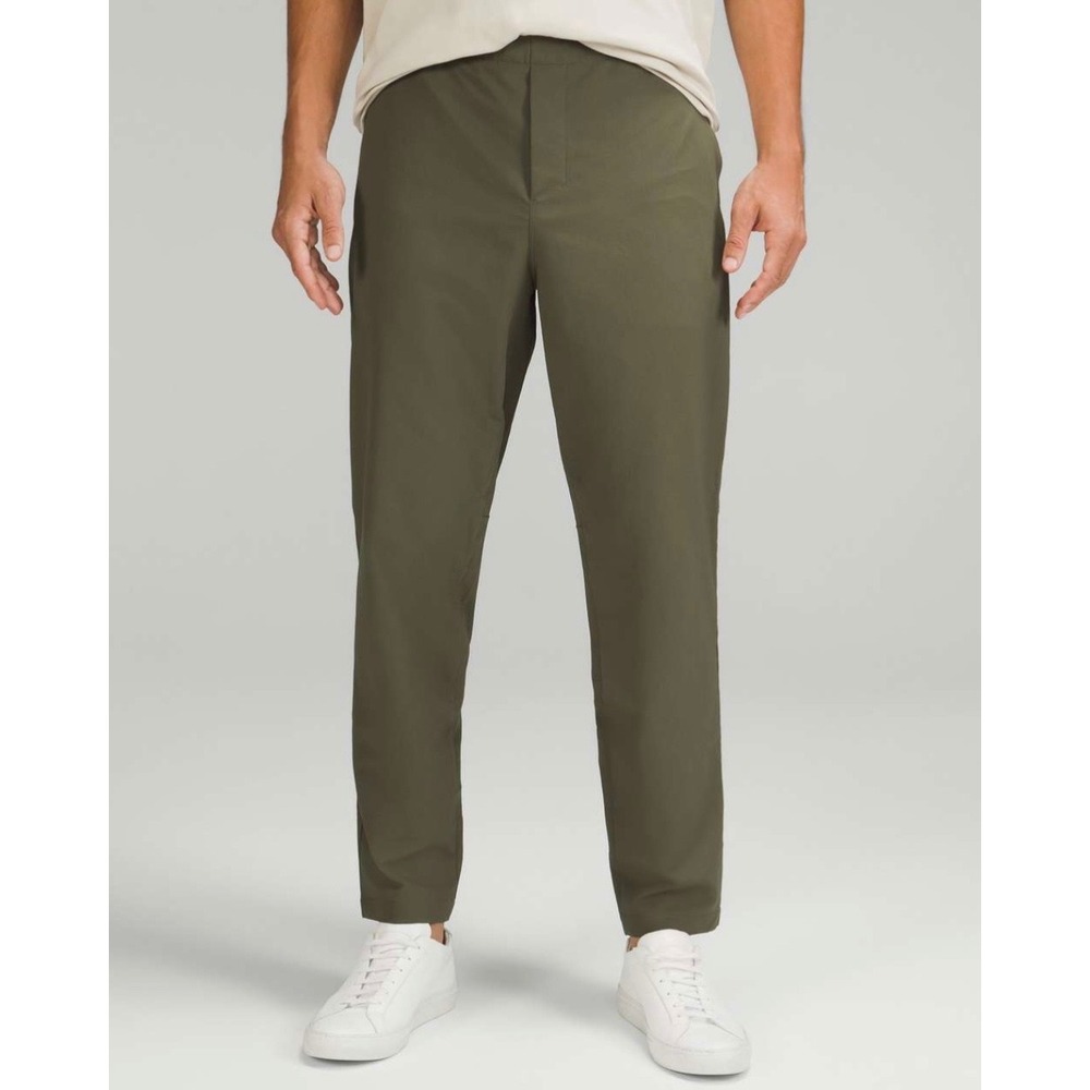Lululemon Men's New Venture Trouser *Pique Fabric Carob Brown M Athletic Casual